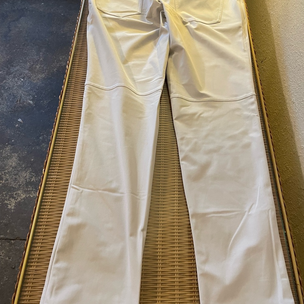 Lululemon ABC 31” pants cream white